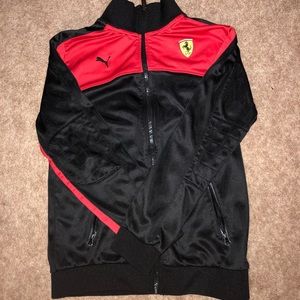 limited edition Ferrari puma zip up sweater